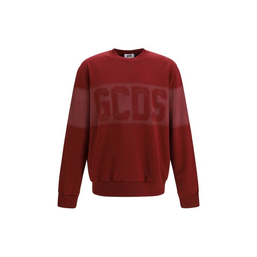 Gcds Men Logo Spray Crewneck Sweatshirt